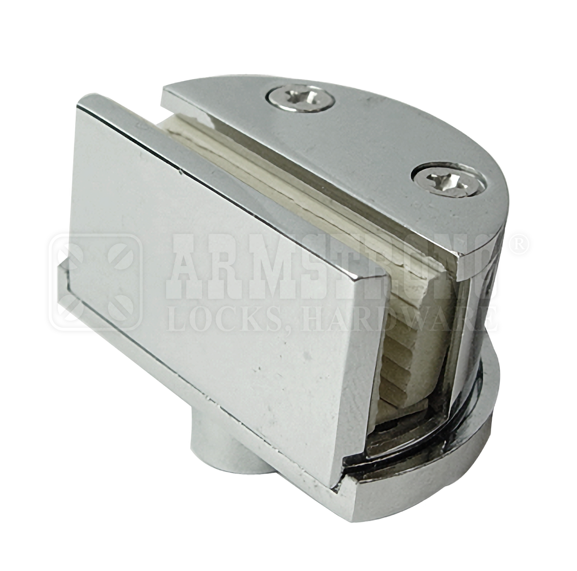 Non Bore Hole Showcase Display Glass Door Hinge 3010 01